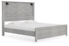 Cama King con paneles Cottonburg
