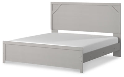Cama King con paneles Cottonburg