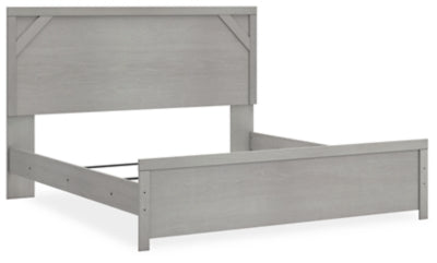 Cama King con paneles Cottonburg