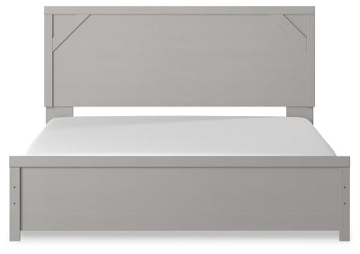 Cama King con paneles Cottonburg