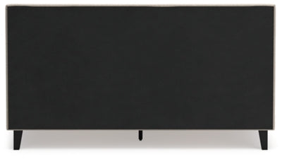 Cielden King Upholstered Bed with Roll Slats