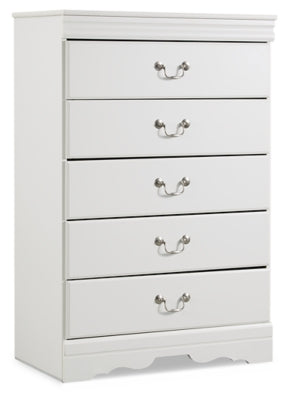 Anarasia Full Sleigh Bed, Chest and Nightstand