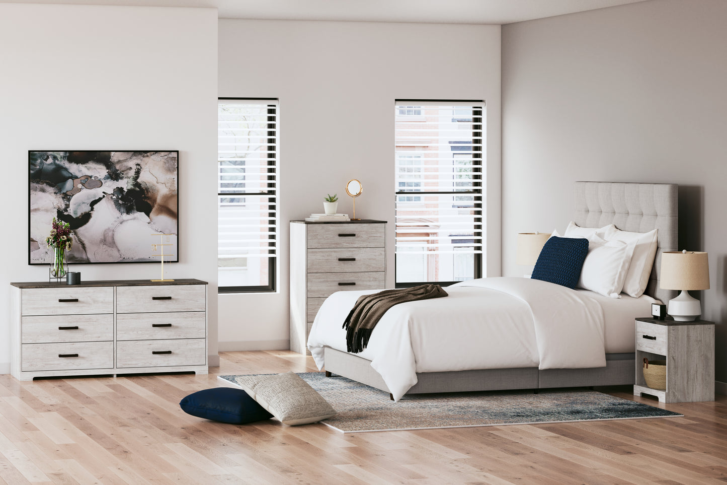 Cama tapizada Queen Dolante