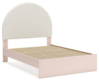 Cama con paneles tapizados completos Wistenpine