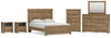 Paquete de dormitorio de 8 piezas