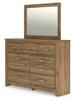 Zanbrook Dresser and Mirror