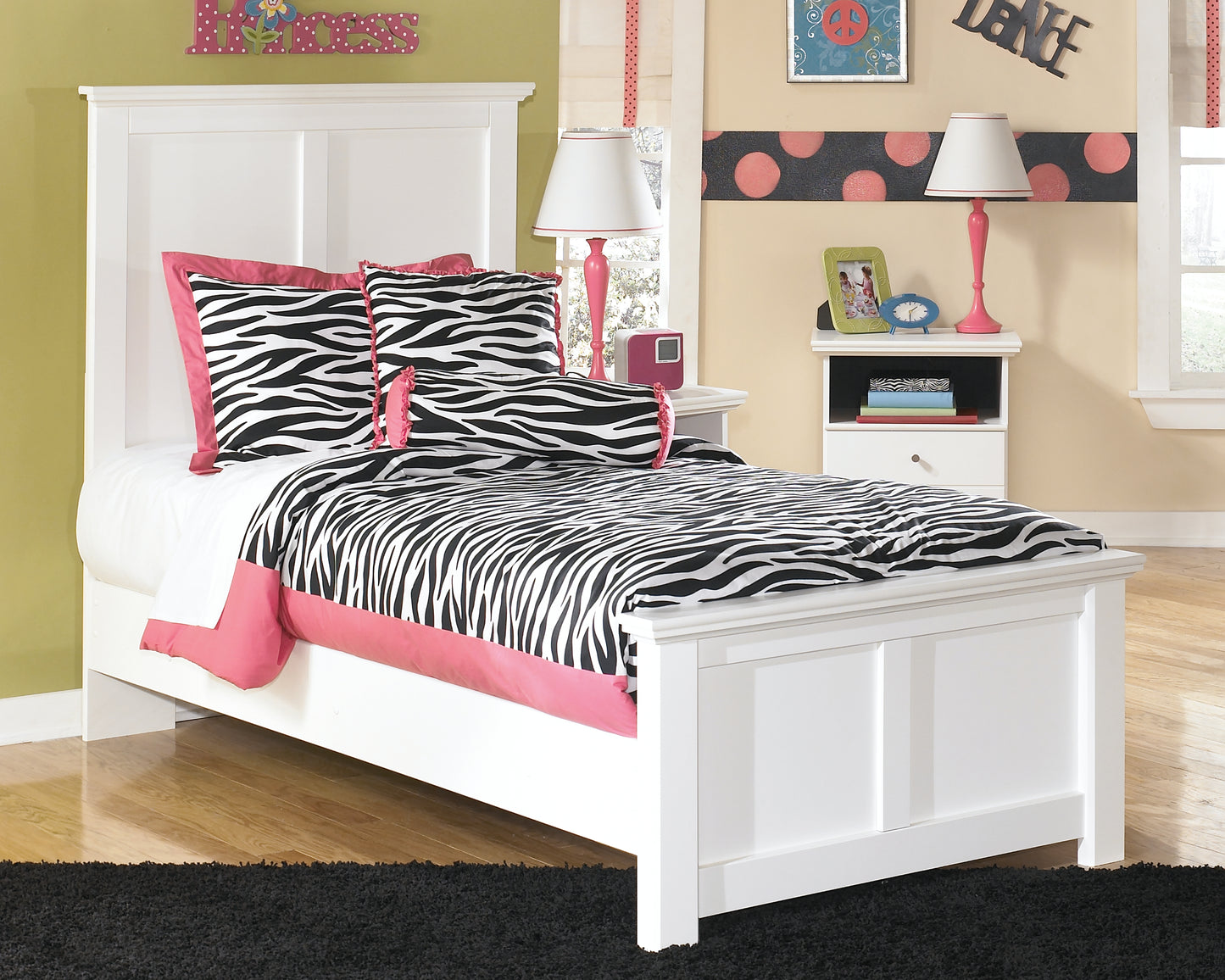 Cama individual con paneles Bostwick Shoals