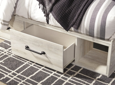 Cama King Cambeck con almacenaje, tocador, espejo y dos mesitas de noche