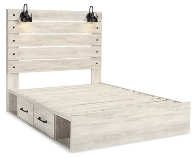 Cama Queen Cambeck con dos cajones de almacenamiento