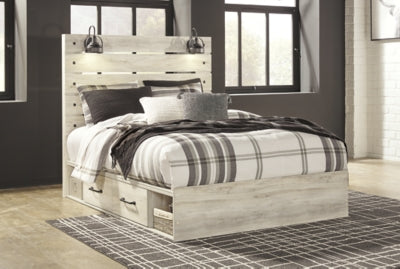 Cambeck Queen Panel Bed with Storage, Dresser and 2 Nightstands