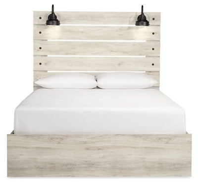 Cama Queen Cambeck con almacenamiento, tocador, cómoda y dos mesitas de noche