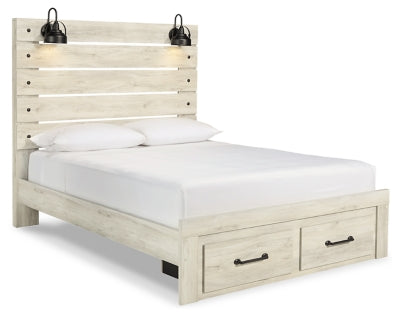 Cama Queen Cambeck con dos cajones de almacenamiento