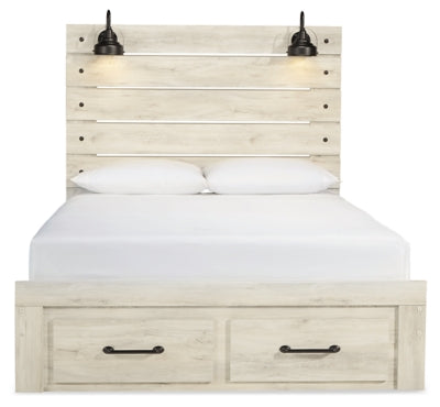 Cama Queen Cambeck con dos cajones de almacenamiento