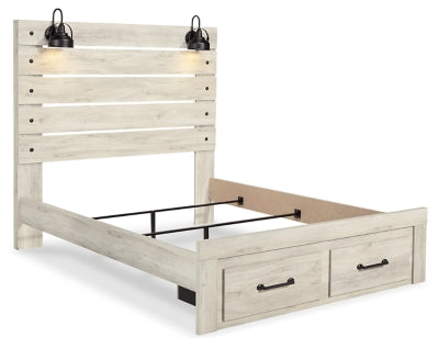 Cama Queen Cambeck con dos cajones de almacenamiento