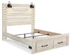 Cambeck Queen Panel Bed with 2 Storage Drawers