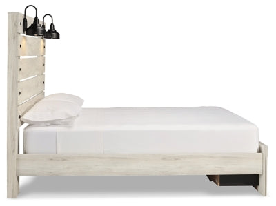 Cama Queen Cambeck con dos cajones de almacenamiento