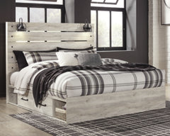 Cambeck King Panel Bed with 2 Storage Drawers