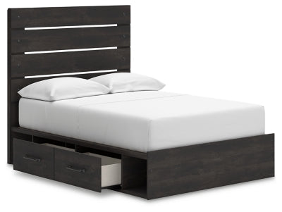 Cama Hollivern con almacenamiento de paneles completos