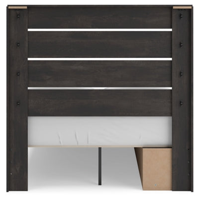 Cama Hollivern con almacenamiento de paneles completos