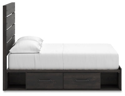 Cama Hollivern con almacenamiento de paneles completos