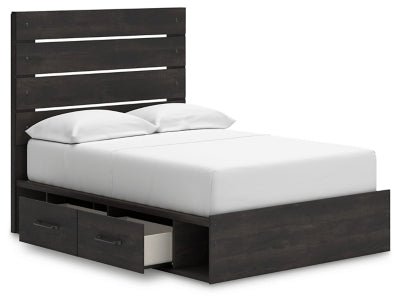 Cama Hollivern con paneles completos y almacenamiento