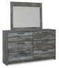 Baystorm King Storage Bed, Dresser, Mirror, Chest and 2 Nightstands