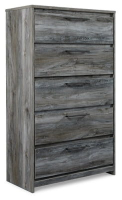 Cama Queen con almacenaje, tocador, espejo y cómoda Baystorm