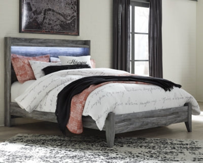 Cama Queen con paneles Baystorm, tocador, espejo y mesita de noche