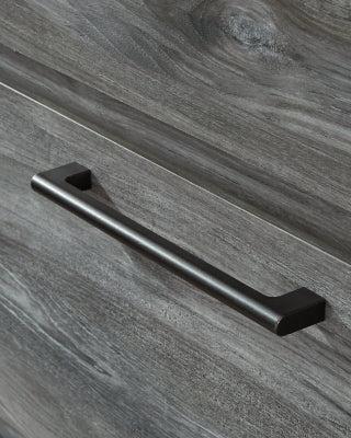 Cabecero de cama Baystorm Twin Panel, tocador, espejo y mesita de noche