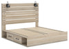 Senbry King Panel Bed with Storage