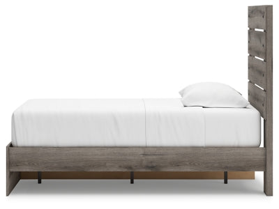 Cama doble con almacenamiento y paneles Graystorm