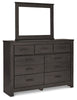 Brinxton King Panel Bed, Dresser, Mirror and 2 Nightstands