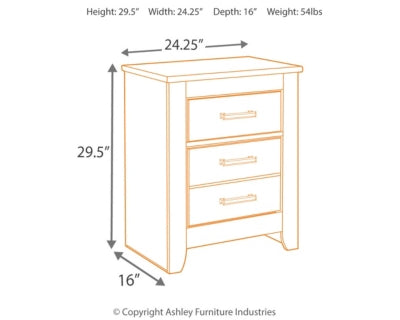 Brinxton Queen Panel Bed, Dresser, Mirror, Chest and Nightstand