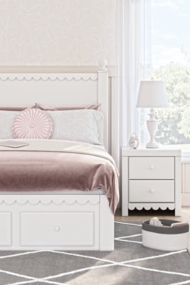 Cama con almacenamiento de paneles completos Mollviney