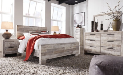 Cama Queen con paneles Effie