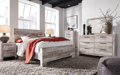 Cama Queen con paneles Effie