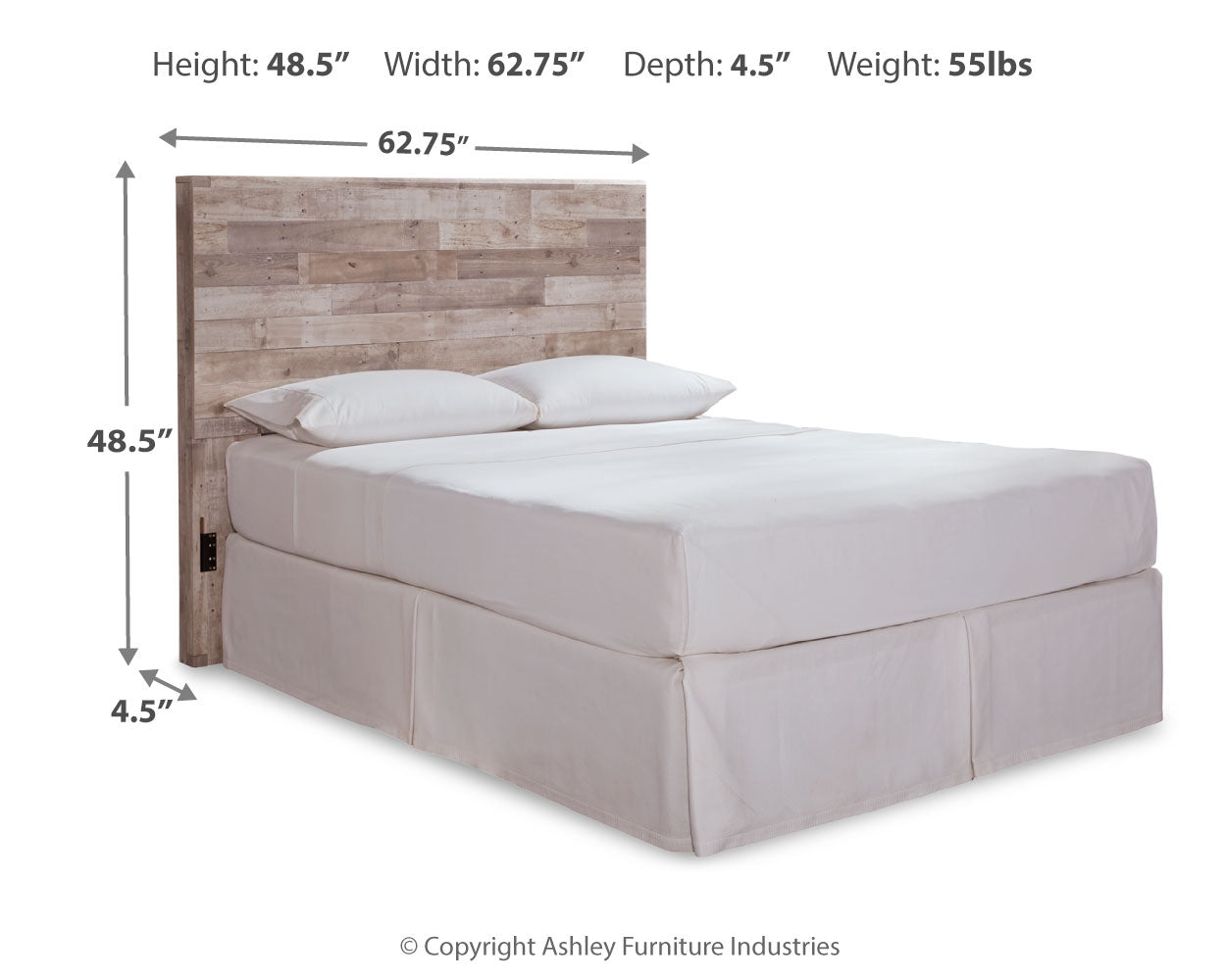 Effie Queen Panel Headboard