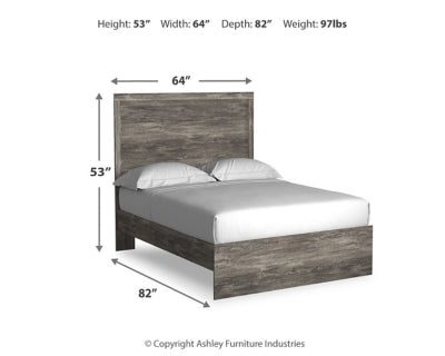 Cama Queen con paneles, tocador y espejo Ralinksi