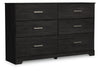 Belachime King Panel Bed, Dresser, Chest and 2 Nightstands