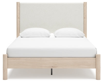 Cadmori Queen Upholstered Panel Bed
