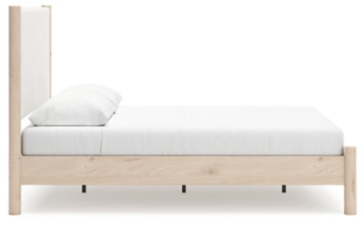 Cadmori Queen Panel Bed, Dresser, Mirror and Nightstand