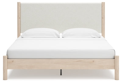 Cadmori King Upholstered Panel Bed