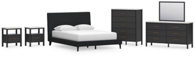 Paquete de dormitorio de 8 piezas