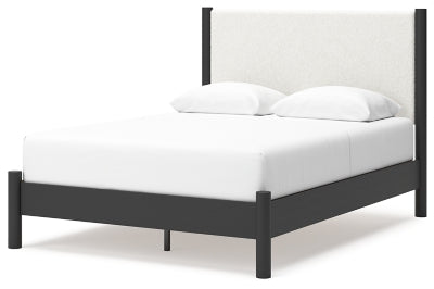 Cadmori Queen Upholstered Panel Bed