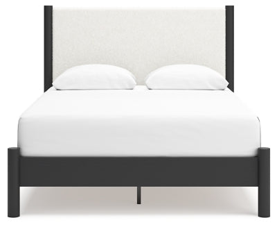 Cadmori Queen Upholstered Panel Bed