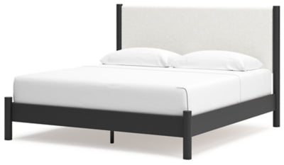 Cadmori King Upholstered Panel Bed