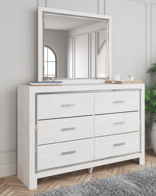Altyra King Panel Bed, Dresser, Mirror, Chest and Nightstand