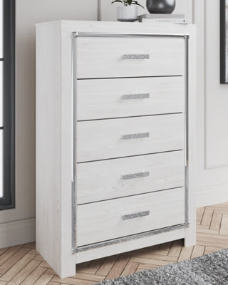 Altyra Twin Panel Bed, Chest and Nightstand