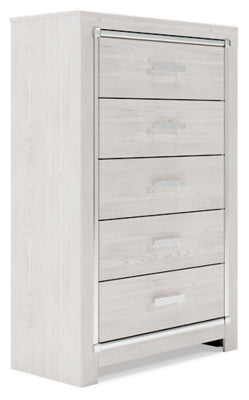 Altyra Twin Panel Bed, Chest and Nightstand