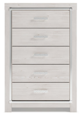 Altyra Twin Panel Bed, Chest and Nightstand
